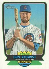 Ben Zobrist Baseball Cards 2017 Topps Heritage Award Winners Prices