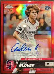 Caden Glover [Autograph Red] #194 Soccer Cards 2023 Topps Chrome MLS Prices