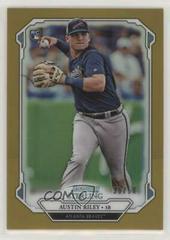 Austin Riley [Gold Refractor] #BSR-69 Baseball Cards 2019 Bowman Sterling Prices