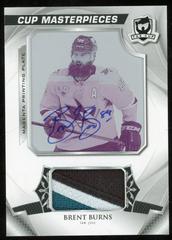 Brent Burns [Gold Autograph Patch] #7 Hockey Cards 2020 Upper Deck The Cup Prices