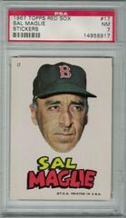 Sal Maglie Baseball Cards 1967 Topps Red Sox Stickers Prices
