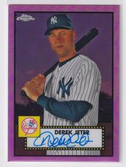 Derek Jeter [Pink] #PA-DJ Baseball Cards 2021 Topps Chrome Platinum Anniversary Autographs Prices