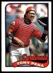 Tony Pena #94 Baseball Cards 1989 O Pee Chee Prices