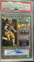 Josh Allen [Cracked Ice Autograph] #103 Football Cards 2018 Panini Contenders Draft Picks Prices