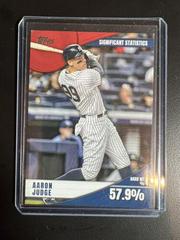 Aaron Judge [Red] Baseball Cards 2022 Topps Significant Statistics Prices