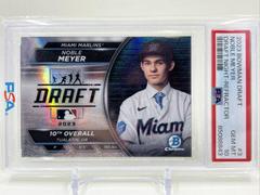 Noble Meyer [Refractor] #BDN-3 Baseball Cards 2023 Bowman Draft Night Prices