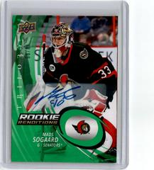 Mads Sogaard [Autograph] Hockey Cards 2022 Upper Deck Trilogy Rookie Renditions Prices