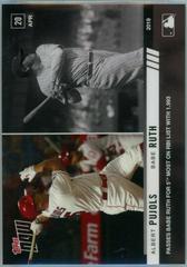 Albert Pujols, Babe Ruth #112 Baseball Cards 2019 Topps Now Prices