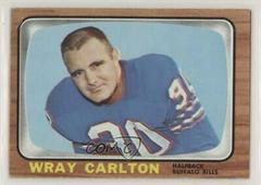 Wray Carlton #21 Football Cards 1966 Topps Prices