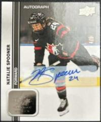 Natalie Spooner [Black Signature] #56 Hockey Cards 2023 Upper Deck Team Canada Juniors Prices
