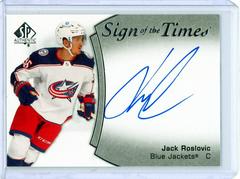 Jack Roslovic #SOTT-JR Hockey Cards 2021 SP Authentic Sign of the Times Autographs Prices