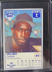 Chili Davis #46 Baseball Cards 1987 Kraft Home Plate Heroes Hand Cut Prices