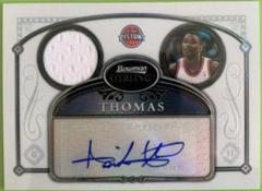 Isiah Thomas Jersey Autograph Basketball Cards 2007 Bowman Sterling Prices