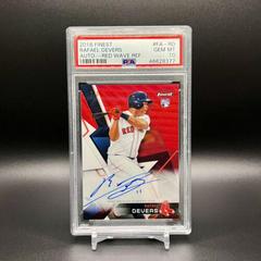 Rafael Devers [Red Wave Refractor] #RD Baseball Cards 2018 Topps Finest Autographs Prices