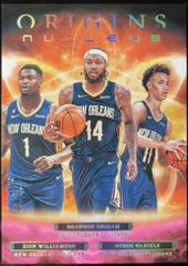 Zion Williamson, Brandon Ingram, Dyson Daniels [Pink] #7 Basketball Cards 2022 Panini Origins Nucleus Prices
