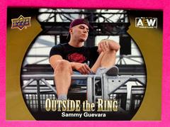 Sammy Guevara [Gold] Wrestling Cards 2022 Upper Deck AEW Outside the Ring Prices