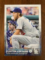 Clayton Kershaw [Blowing Bubble] #100 Baseball Cards 2015 Topps Prices