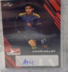 Amari Miller #BA-AM2 Soccer Cards 2023 Leaf Goal Autographs Prices