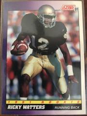 Ricky Watters #575 Football Cards 1991 Score Prices
