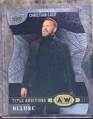 Christian Cage Wrestling Cards 2022 Upper Deck Allure AEW Title Ambitions Prices