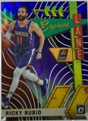Ricky Rubio [Purple] #4 Basketball Cards 2019 Panini Donruss Optic Express Lane Prices