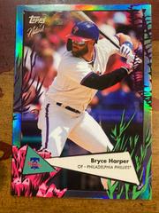 Bryce Harper [Coral] #16 Baseball Cards 2022 Topps X Naturel 1952 Prices