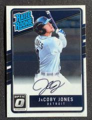 Jacoby Jones #RRS-JJ Baseball Cards 2017 Panini Donruss Optic Rated Rookie Signatures Prices