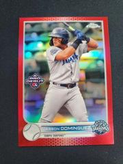 Jasson Dominguez [Red Refractor] #PDC-59 Baseball Cards 2022 Topps Pro Debut Chrome Prices