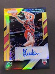 Steve Kerr [Gold Prizm] #SS-SKR Basketball Cards 2018 Panini Prizm Sensational Signatures Prices