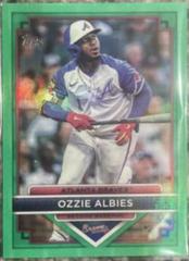 Ozzie Albies [Green] Baseball Cards 2023 Topps Flagship Collection Prices