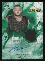Akam [Green] #UAR-AK Wrestling Cards 2018 Topps WWE Undisputed Autograph Relic Prices