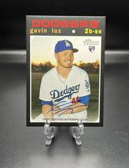 Gavin Lux [Red Ink] Baseball Cards 2020 Topps Heritage Real One Autographs Prices
