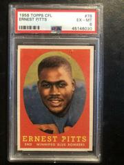 Ernest Pitts #78 Football Cards 1958 Topps CFL Prices
