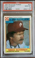 Mike Schmidt #22 Baseball Cards 1984 Ralston Purina Prices