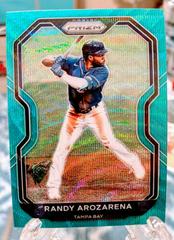 Randy Arozarena [Teal Wave Prizm] Baseball Cards 2021 Panini Prizm Prices