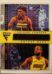 Anthony Edwards/Dwayne Wade Basketball Cards 2020 Panini Flux Deja Vu Prices