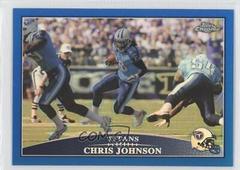 Chris Johnson [Blue Refractor] Football Cards 2009 Topps Chrome Prices