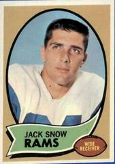 Jack Snow Football Cards 1970 Topps Prices