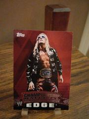 Edge #C19 Wrestling Cards 2010 Topps WWE Championship Material Prices
