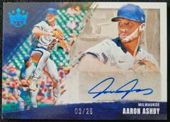 Aaron Ashby [Blue] Baseball Cards 2022 Panini Diamond Kings DK Signatures Prices