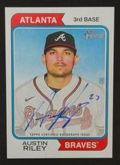 Austin Riley #ROA-ARY Baseball Cards 2023 Topps Heritage Real One Autographs Prices