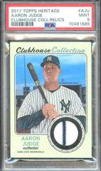 Aaron Judge #AJU Baseball Cards 2017 Topps Heritage Clubhouse Collection Relics Prices