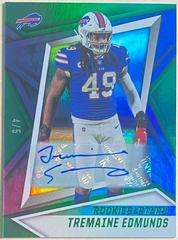 Tremaine Edmunds [Signature Green] Football Cards 2021 Panini Rookies and Stars Prices