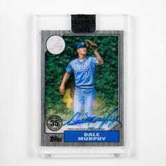 Dale Murphy [Black] Baseball Cards 2022 Topps Clearly Authentic 1987 Autographs Prices