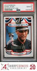 Derek Jeter [Season Stat Line] #3 Baseball Cards 2014 Donruss Prices