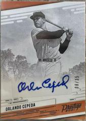 Orlando Cepeda #PR-OC Baseball Cards 2021 Panini Chronicles Prestige Autographs Prices