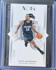 Cole Anthony #106 Basketball Cards 2022 Panini Noir Prices