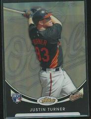 Justin Turner [Refractor] #135 Baseball Cards 2010 Finest Prices