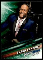 Byron Saxton [Green] Wrestling Cards 2019 Topps WWE Smackdown Live Prices