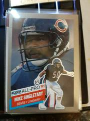 Mike Singletary #22 Football Cards 1991 Fleer All Pro Prices